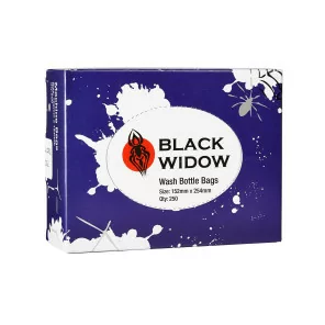 Black Widow Wash Bottle Bags 152x254mm 250 pcs