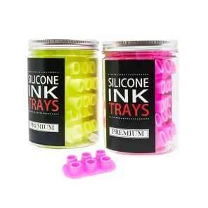 Premium silicone ink cups - trays