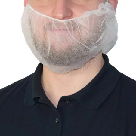 UNIGLOVES White Beard Mask 100pcs.