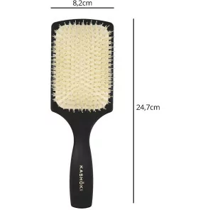 Kashoki Oval Hair Brush With White Boar Bristles