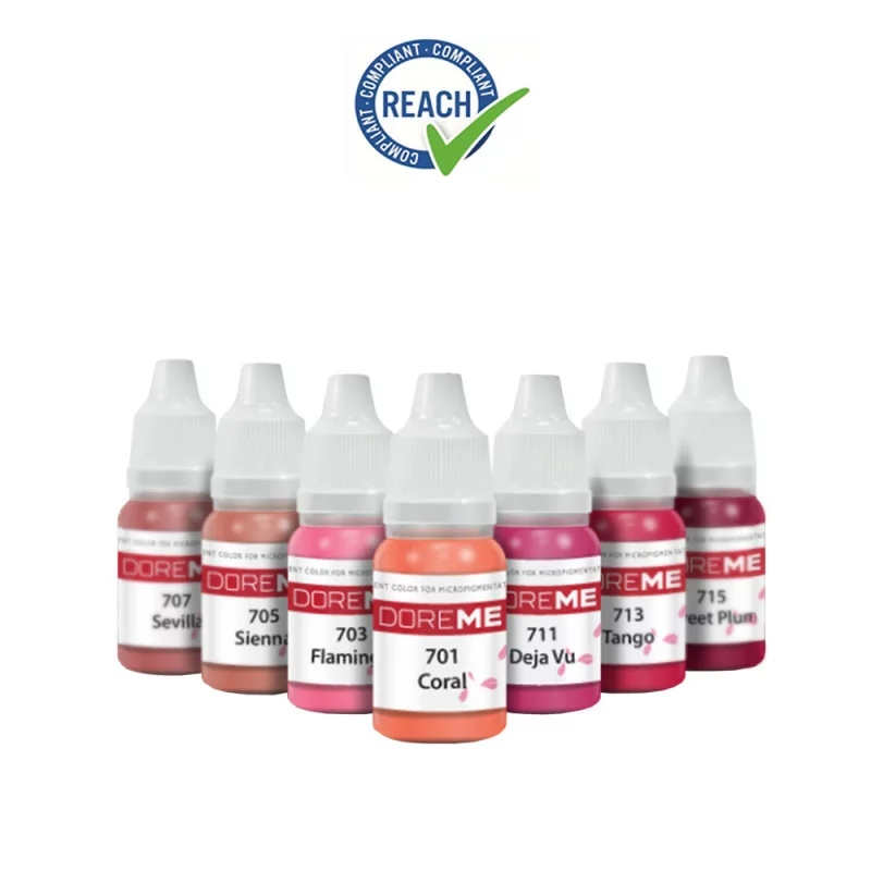 DOREME Lip pigments (organic colors) REACH 2022