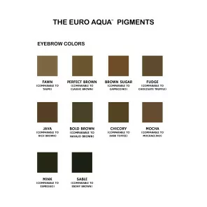 Aqua pigments | Li Pigments Aqua Eyebrows pigments